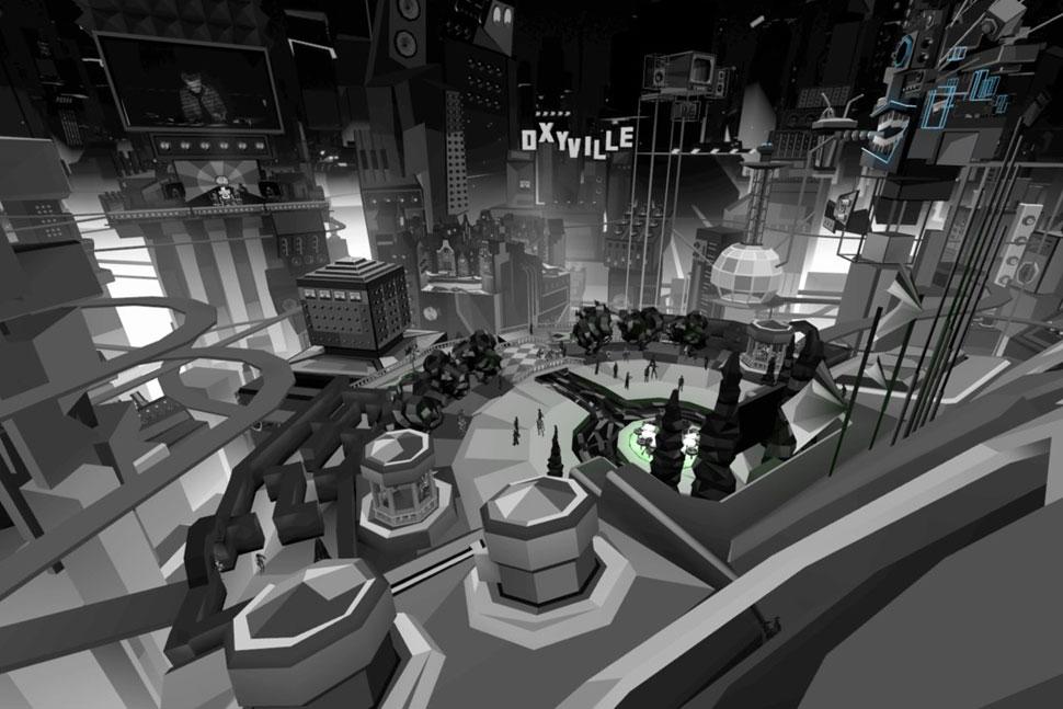 Oxyville, the immersive virtual city of Jean-Michel Jarre’s OXYMORE